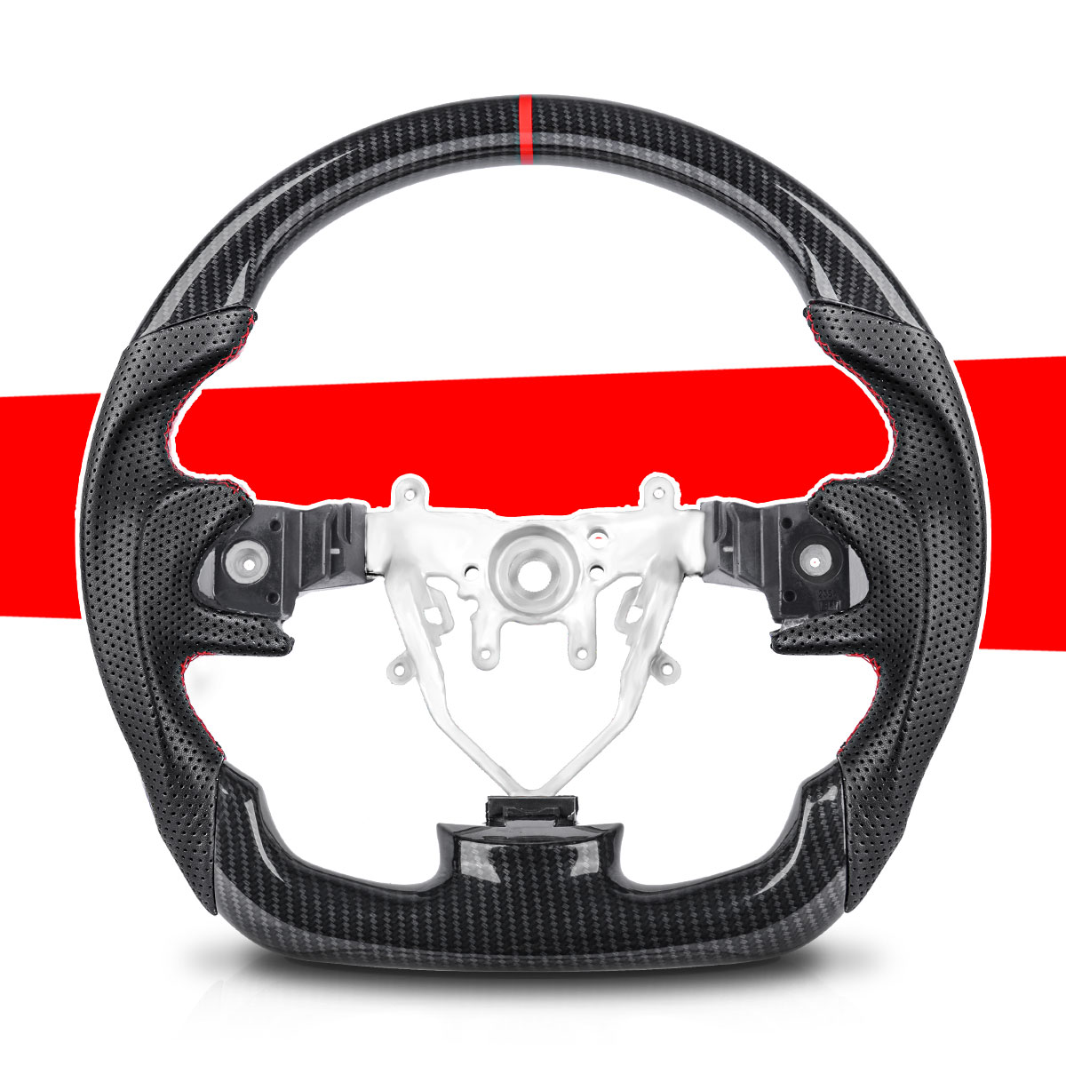 Car Accessories Racing - Hydro Print Auto Carbon Fiber Stuur