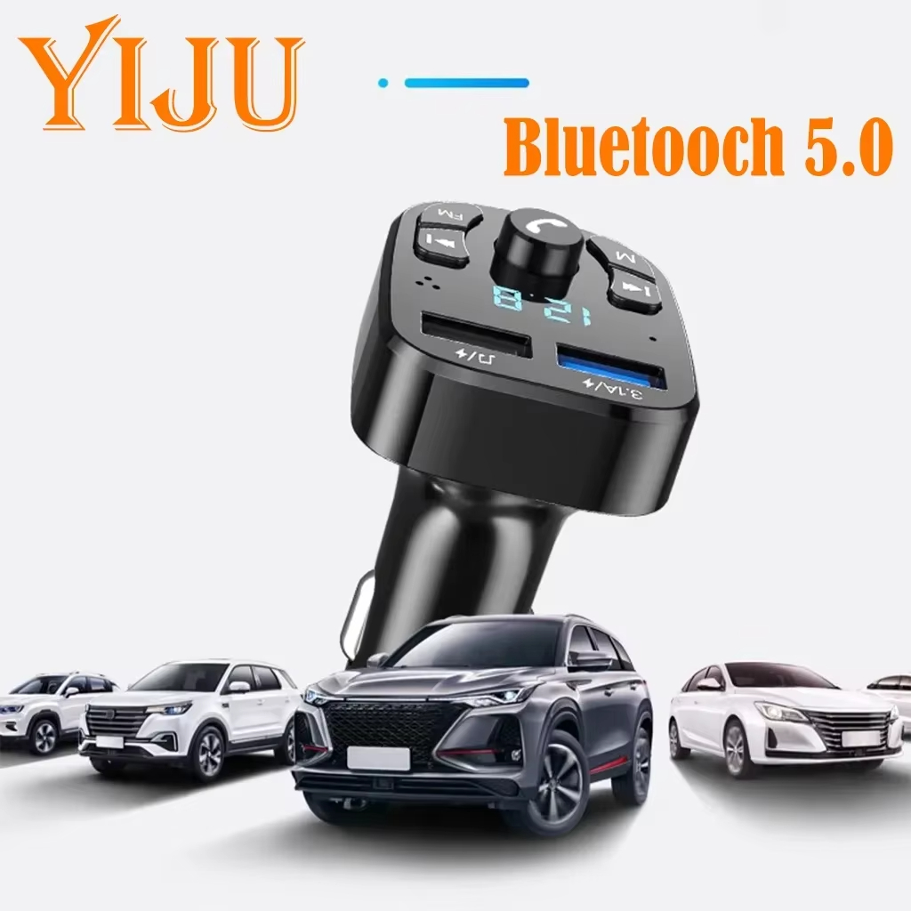 Wireless Car Charger - Auto Bluetooth 5.0 Fm-zender, draadloze adapter,