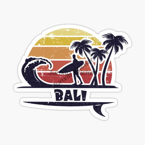 Car Accessories Bali - BALI INDONESIA Strand Surfen Landschap Autosticker