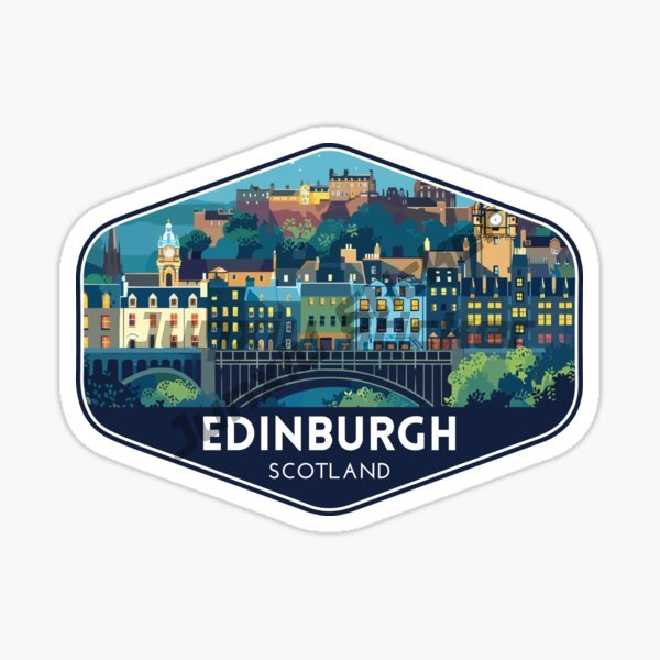 Car Accessories Edinburgh - EDINBURGH SCHOTLAND Landschap Autosticker Fiets Motor