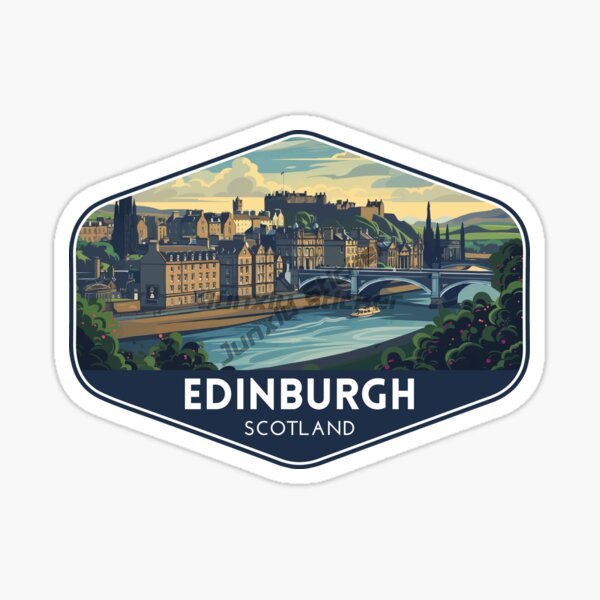 Car Accessories Edinburgh - EDINBURGH SCHOTLAND Landschap Autosticker Zelfklevend vinyl