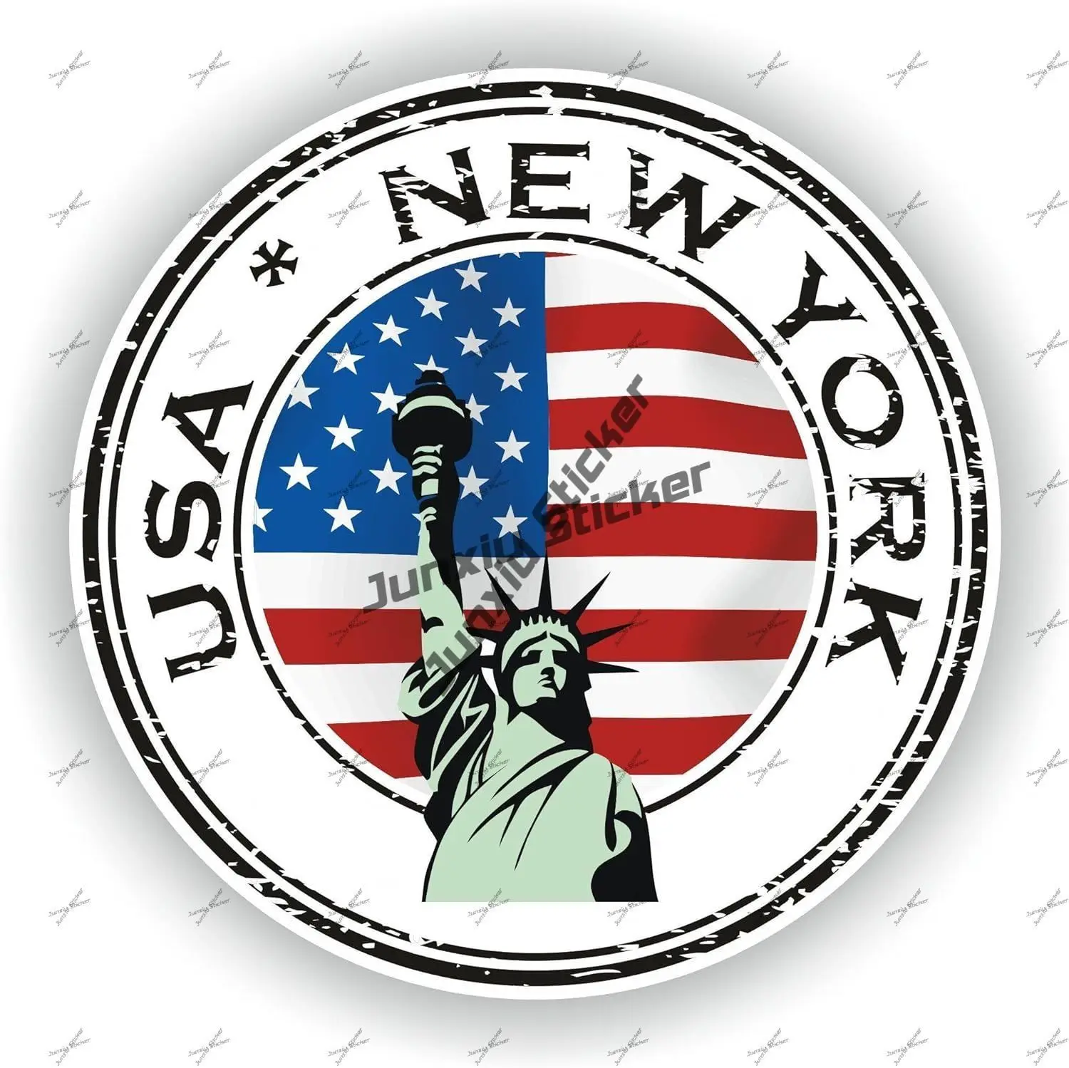 Car Accessories York - Usa American New York Zegel Ronde