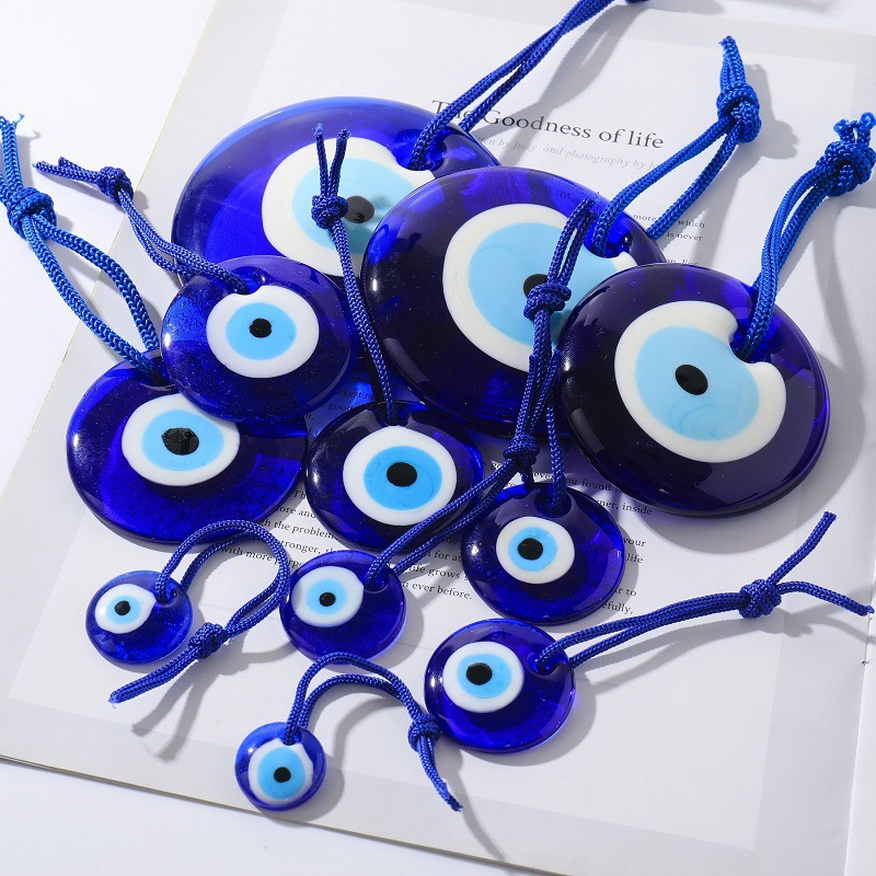 1pc Lucky Eye Glas Blauw Turks - Car Accessories Evil Eye recensie en prijs