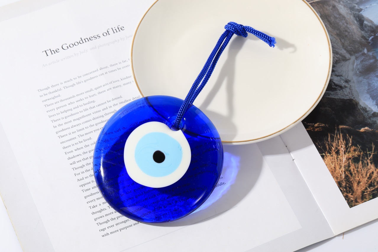 1pc Lucky Eye Glas Blauw Turks - Car Accessories Evil Eye recensie en prijs