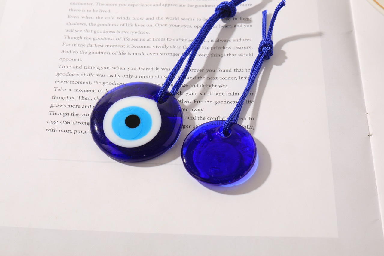 1pc Lucky Eye Glas Blauw Turks - Car Accessories Evil Eye recensie en prijs