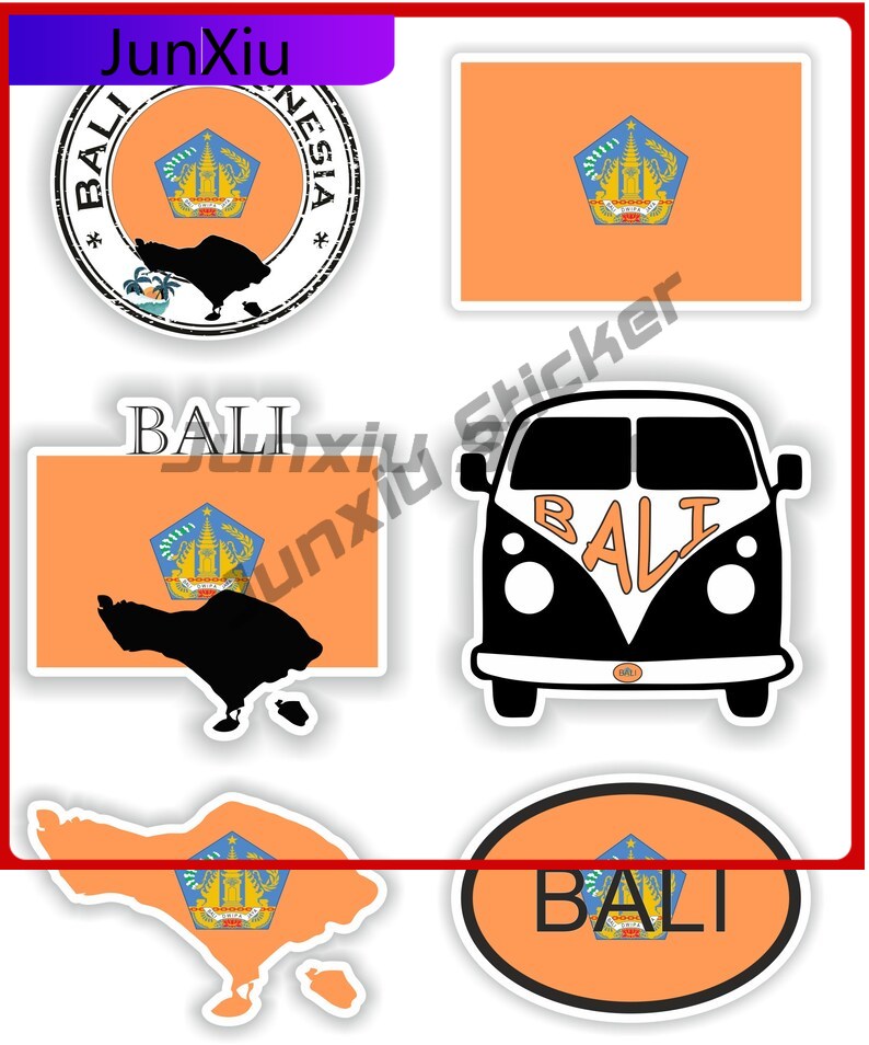 Bali Indonesië vlag vinyl stic - Car Accessories Bali recensie en prijs