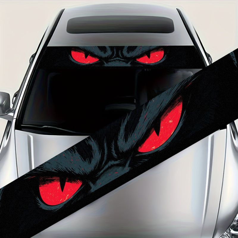 Auto voorruit zonneklep banner - Car Accessories Evil Eye recensie en prijs