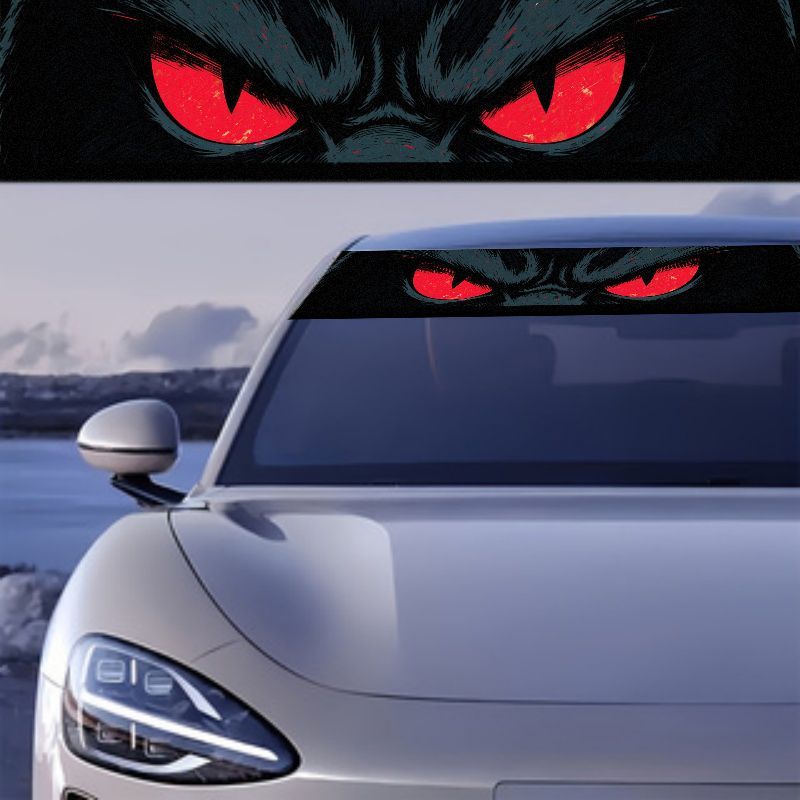 Auto voorruit zonneklep banner - Car Accessories Evil Eye recensie en prijs
