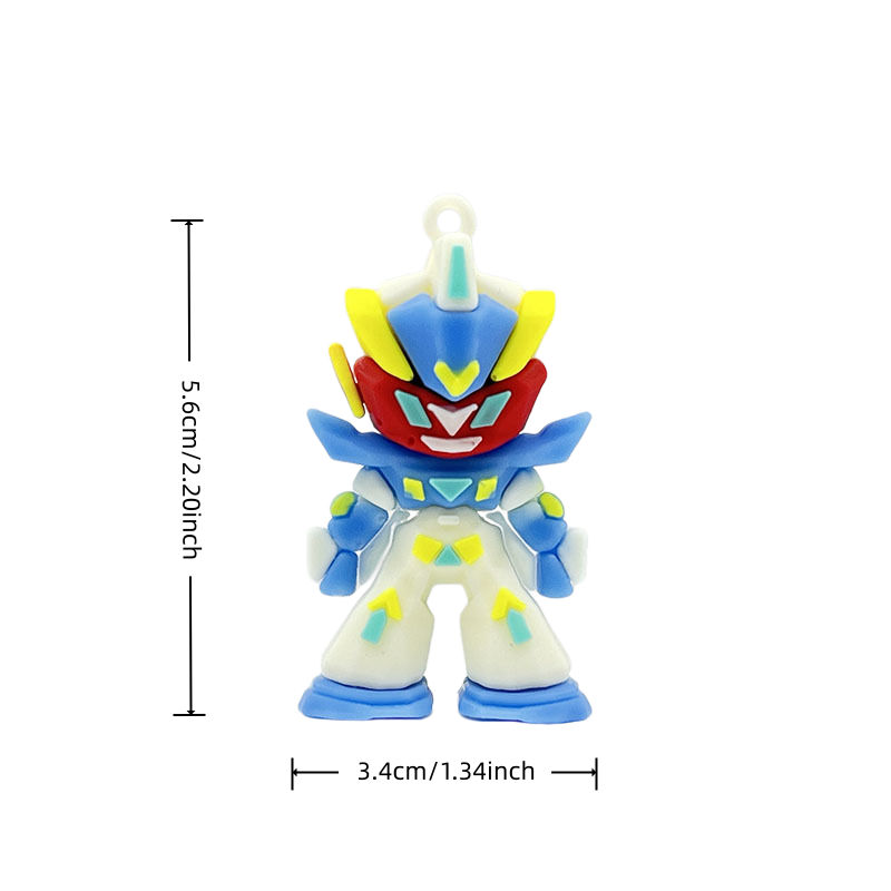Gundam siliconen sleutelhanger - Car Accessories For Boys recensie en prijs