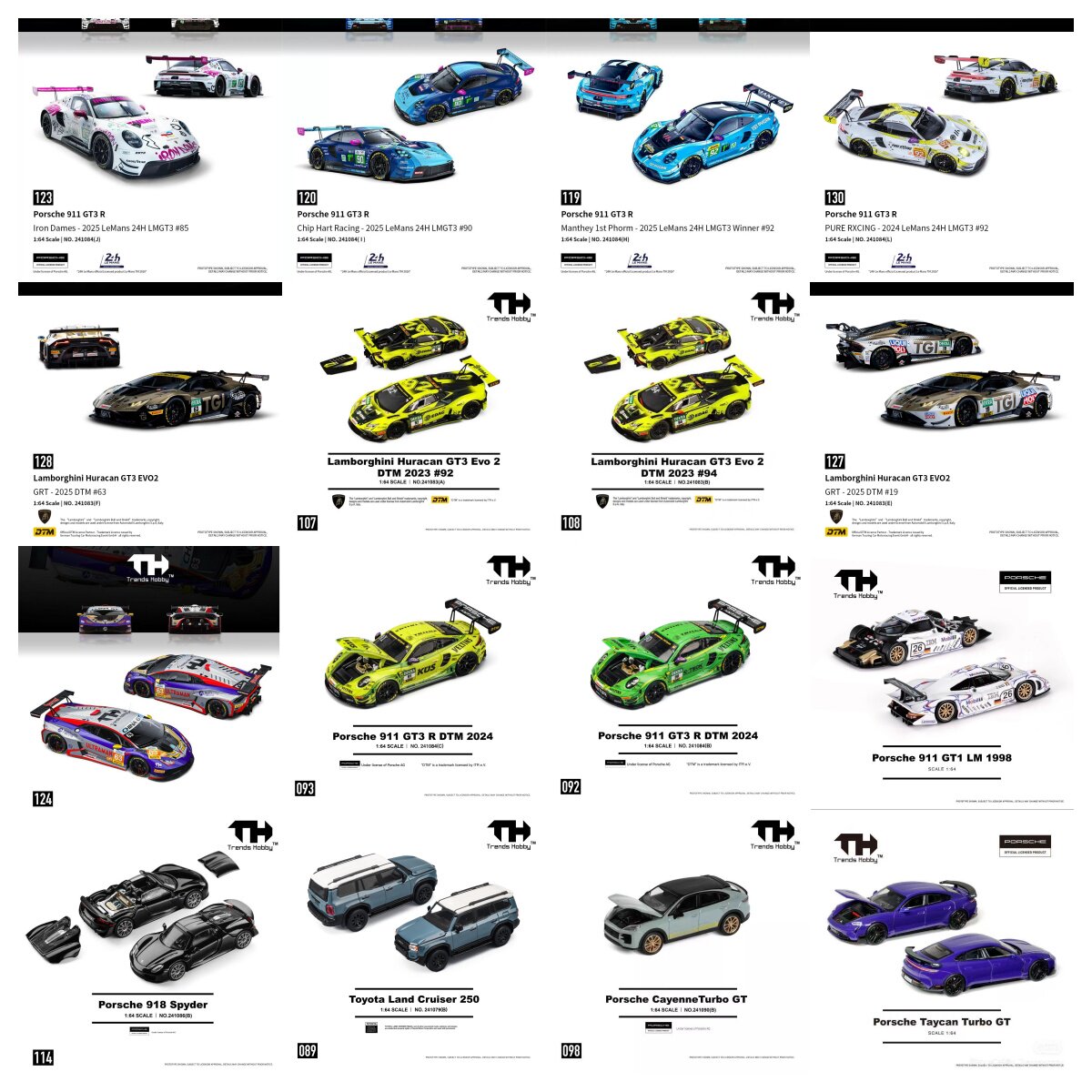 TH 1/64 Porsche 911 GT3 R LeMa - Car Accessories For Boys recensie en prijs