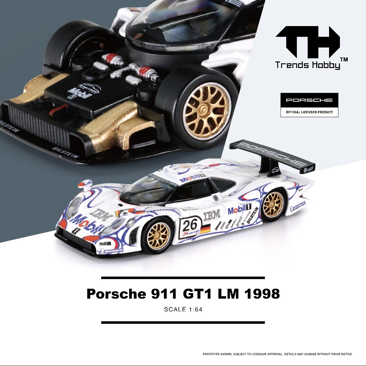 TH 1/64 Porsche 911 GT3 R LeMa - Car Accessories For Boys recensie en prijs
