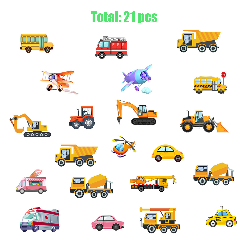 Lichtgevende auto wandsticker  - Car Accessories For Boys recensie en prijs