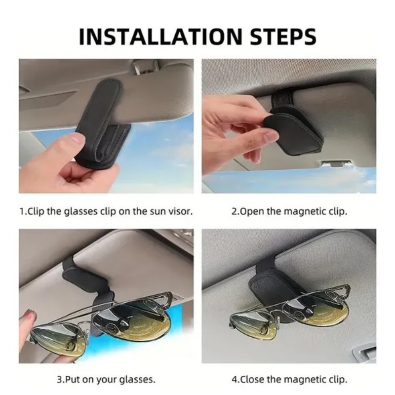 Auto zonneklep brillendoos hou - Car Accessories Interior recensie en prijs