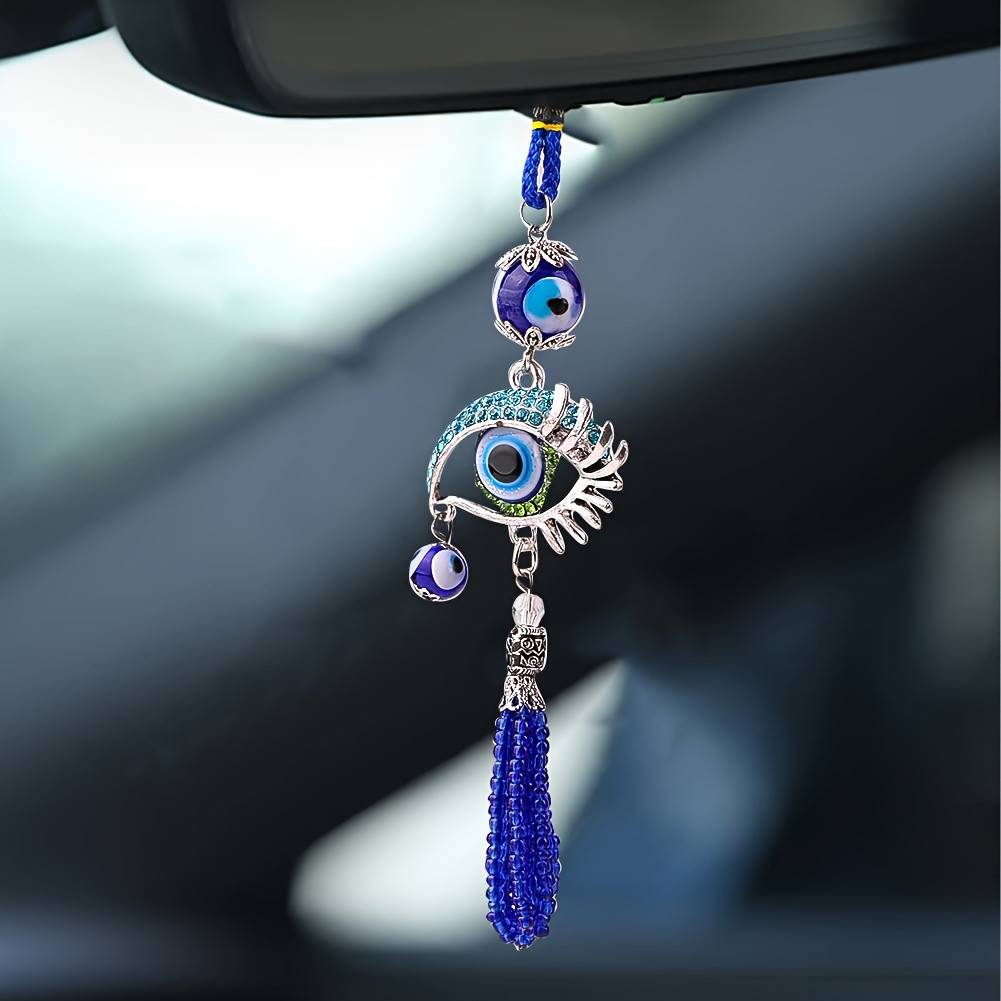 1 stuk blauwe betoverende oogk - Car Accessories Evil Eye recensie en prijs