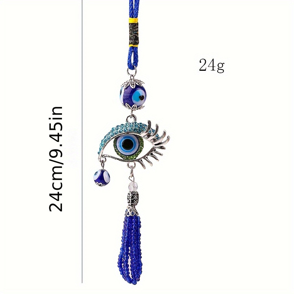 1 stuk blauwe betoverende oogk - Car Accessories Evil Eye recensie en prijs