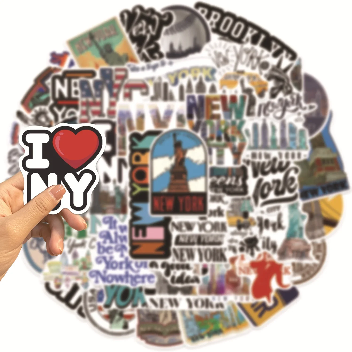50/100 stks Leuke New York Cit - Car Accessories York recensie en prijs