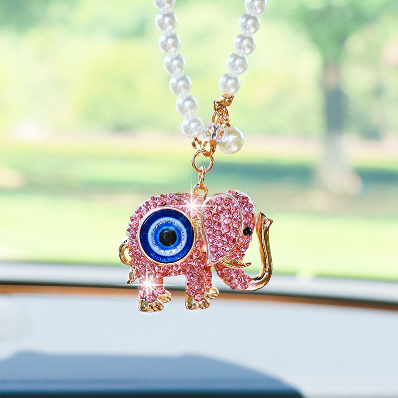 Creatieve strass olifant auto  - Car Accessories Evil Eye recensie en prijs