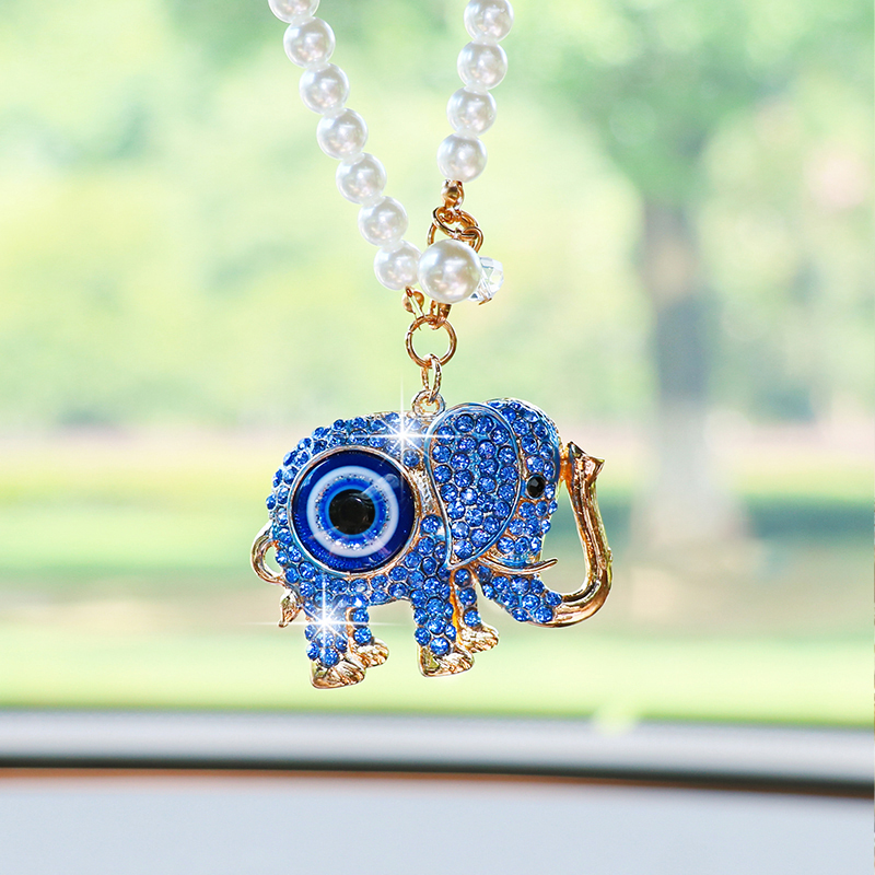 Creatieve strass olifant auto  - Car Accessories Evil Eye recensie en prijs