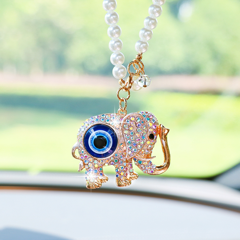 Creatieve strass olifant auto  - Car Accessories Evil Eye recensie en prijs