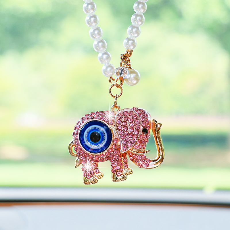 Creatieve strass olifant auto  - Car Accessories Evil Eye recensie en prijs
